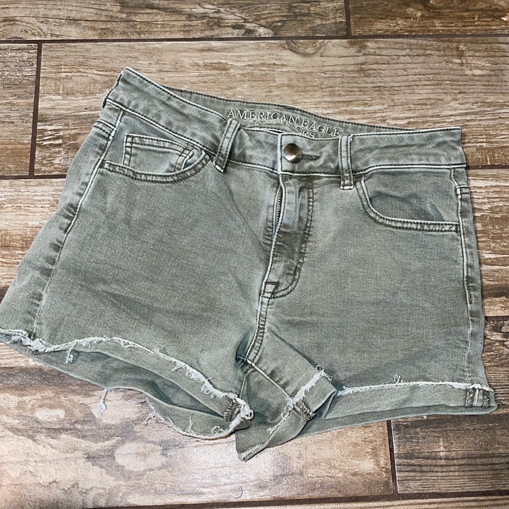 Green shorts